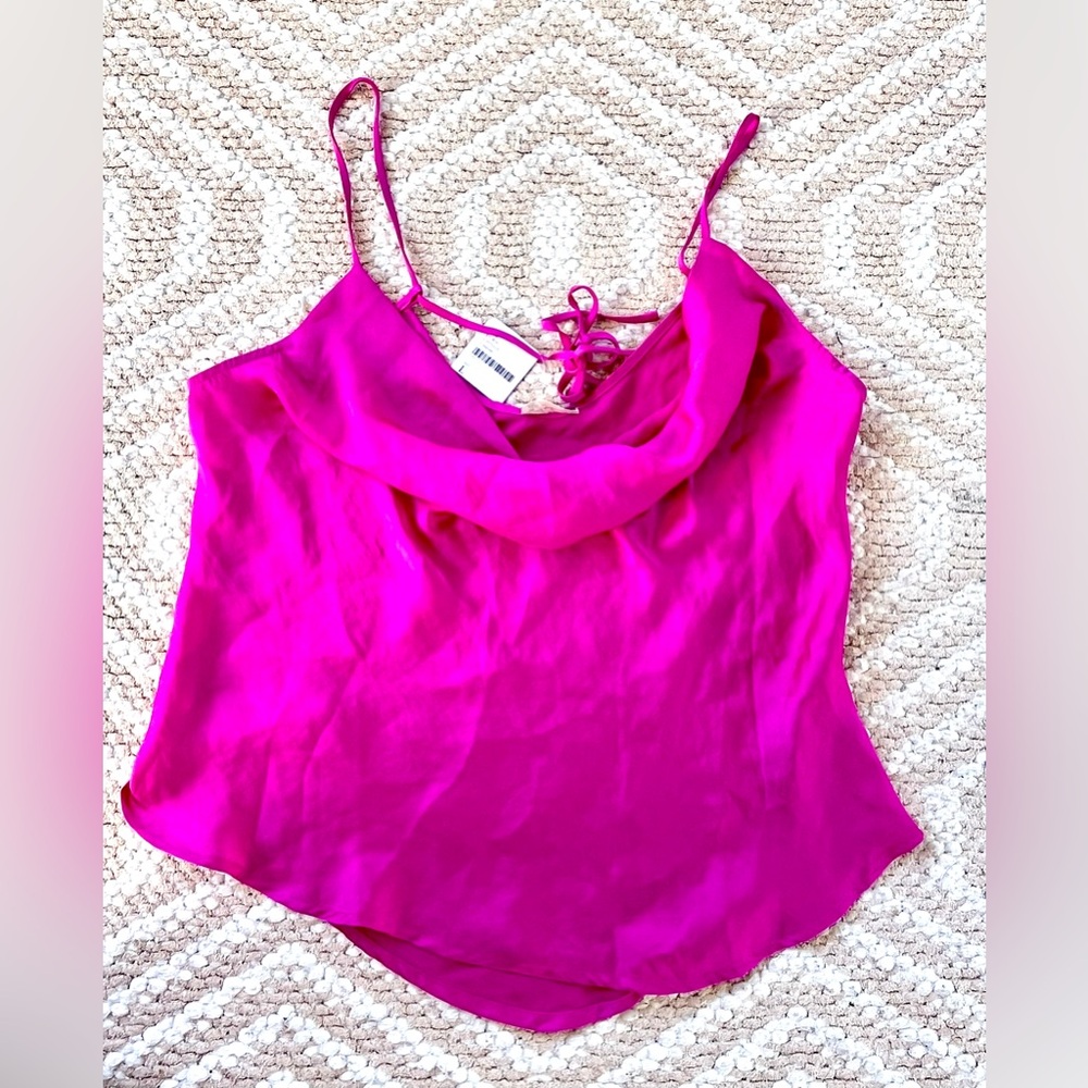 NEW Free People Intimately Pink Satin Camisole